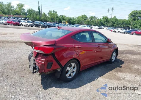 2015 Hyundai Elantra Se из США, поврежденный, VIN 5NPDH4AE1FH615888